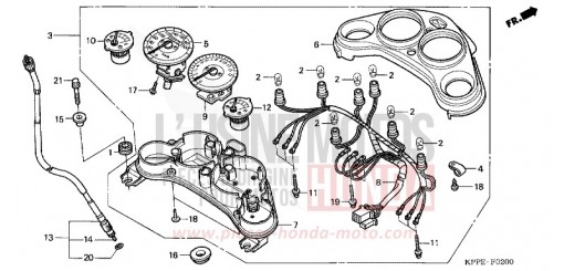 MESSGERAET (CBR125R/RS/RW5/RW6/RW8) CBR125RW5 de 2005